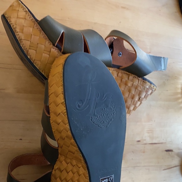 Free People Platform Wedge Sandals - 9 - NWOB - Picture 2 of 3